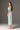 Light green lacquered brocade sleeveless column midi dress - IHF STUDIO