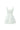 Light Green Lacquered Brocade Strapless A-line Mini Dress with Pearl-Embellished Shoulder - IHF STUDIO