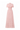 Light Pink Architectural Lace bustier A-line dress with mini cape and crystal embellishment - IHF STUDIO