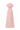 Light Pink Architectural Lace bustier A-line dress with mini cape and crystal embellishment - IHF STUDIO