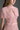 Light Pink Architectural Lace bustier A-line dress with mini cape and crystal embellishment - IHF STUDIO