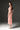 Light pink Floral Garden Lace bustier column midi dress with off-shoulder details - IHF STUDIO