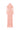 Light Pink Floral Garden Lace Dress With Halter Neck And Long Sleeves - IHF STUDIO