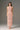 Light Pink Floral Garden Lace Dress with Waist Cut-Out Details - IHF STUDIO