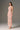 Light Pink Floral Garden Lace Dress with Waist Cut-Out Details - IHF STUDIO
