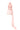 Light Pink Floral Garden Lace Halter Mini-Column Dress With Asymmetric Draped Detail - IHF STUDIO