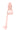 Light Pink Floral Garden Lace Halter Mini-Column Dress With Asymmetric Draped Detail - IHF STUDIO