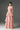 Light Pink Floral Garden Lace Maxi A-line Dress With 3-tiered U-Neck - IHF STUDIO