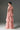 Light Pink Floral Garden Lace Maxi A-line Dress With 3-tiered U-Neck - IHF STUDIO