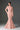 Light pink Floral Garden Lace mermaid dress with halter neck and long sleeves - IHF STUDIO