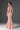 Light pink Floral Garden Lace mermaid dress with halter neck and long sleeves - IHF STUDIO