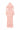 Light pink Floral Garden Lace midi dress with halter neck and long sleeves - IHF STUDIO