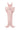 Light Pink Floral Garden Lace Square-Neck Column Dress With Large Back Bow - IHF STUDIO