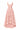 Light pink Floral Garden Lace trapeze midi mullet A-line dress with pearl cluster embellishment - IHF STUDIO