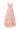 Light pink Floral Garden Lace trapeze midi mullet A-line dress with pearl cluster embellishment - IHF STUDIO