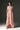Light pink Floral Garden Lace trapeze midi mullet A-line dress with pearl cluster embellishment - IHF STUDIO