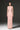 Light pink Floral Garden Lace V-neck maxi-column dress with crystal cluster embellishment - IHF STUDIO