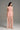 Light Pink Floral Vine Lace Dress with Halter neck and Lace-Cut Straps details - IHF STUDIO