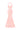 Light Pink Floral Vine Lace Mermaid Dress with Cupped and Cut-Out Waist - IHF STUDIO