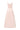 Light Pink Lacquered Brocade Strapless A-line Maxi Dress with Pearl Cluster Embellishment - IHF STUDIO