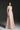 Light Pink Lacquered Brocade Strapless A-line Maxi Dress with Pearl Cluster Embellishment - IHF STUDIO