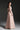 Light Pink Lacquered Brocade Strapless A-line Maxi Dress with Pearl Cluster Embellishment - IHF STUDIO