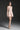 Light Pink Lacquered Brocade Strapless A-line Mini Dress with Pearl-Embellished Shoulder - IHF STUDIO
