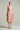 Light pink long-sleeve floral lace A-line dress with a satin bow belt at the waist - IHF STUDIO