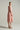 Light pink long-sleeve floral lace A-line dress with a satin bow belt at the waist - IHF STUDIO
