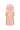 Light pink long-sleeve floral lace A-line dress with a satin bow belt at the waist - IHF STUDIO