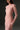 Light Pink Mesh Lace Long-Sleeve Midi Dress With Petite Sequin Embellishment - IHF STUDIO