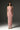 Light Pink Mesh Lace Square-Neck Midi Dress with Petite Sequin & Leather Belt - IHF STUDIO