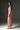 Light Pink Mesh Lace Square-Neck Midi Dress with Petite Sequin & Leather Belt - IHF STUDIO