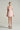Light Pink Mini Corset Dress Ruffled Sleeves With Radiant Crystal Embellishment - IHF STUDIO