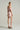 Light Pink Mini Corset Dress Ruffled Sleeves With Radiant Crystal Embellishment - IHF STUDIO