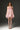 Light Pink Organza Bubble Bustier Mini Dress With Ro-sette Woven Roses - IHF STUDIO