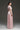 Light Pink Sequin Floral Lace Short-Sleeve A-Line Dress With Silk Taffeta - IHF STUDIO