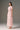 Light Pink Sequin Floral Lace Structured Midi Dress with Sculpted Hips - IHF STUDIO