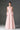 Light pink silk taffeta trapeze maxi A-line dress with crystal embellishment - IHF STUDIO