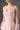 Light pink silk taffeta trapeze maxi A-line dress with crystal embellishment - IHF STUDIO