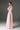 Light pink silk taffeta trapeze maxi A-line dress with crystal embellishment - IHF STUDIO