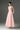 Light Pink Silk Taffeta Trapeze Midi Mullet A-line Dress With Crystals Embellishment - IHF STUDIO