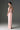 Light Pink Taffeta Maxi Corset Dress with Off-Shoulder Sequin Embellishment - IHF STUDIO