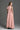 Light pink Vine Floral Lace halter midi A-line dress with waist cut-out and crystal embellishment - IHF STUDIO