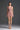 Light pink Vine Guipure Lace V-neck mini A-line dress with draped details and two mini bows - IHF STUDIO