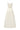 Light Yellow Lacquered Brocade Strapless A-line Maxi Dress with Pearl Cluster Embellishment - IHF STUDIO