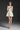 Light Yellow Lacquered Brocade Strapless A-line Mini Dress with Pearl-Embellished Shoulder - IHF STUDIO