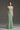 Mint Floral Mesh Lace Strapless Mermaid Dress - IHF STUDIO
