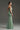 Mint Floral Mesh Lace Strapless Mermaid Dress - IHF STUDIO