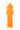 Orange Floral Garden Lace Dress With Halter Neck And Long Sleeves - IHF STUDIO